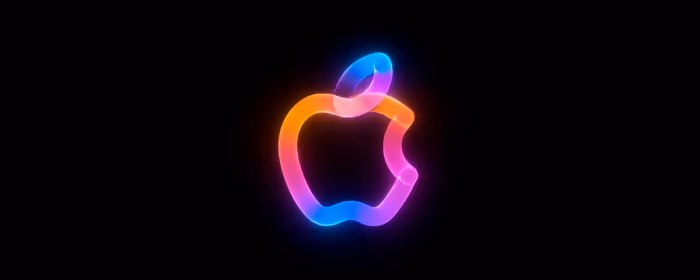 Обои иллюстрации: Apple Inc, логотип, неон, инновации