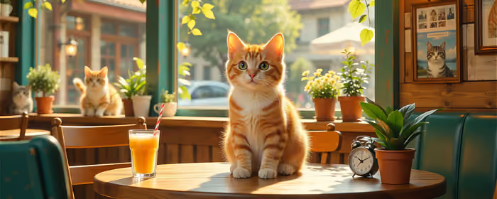 Dual Monitor Wallpapers Comfort (7680x2160): kitten, cat, cafe, grey eyes