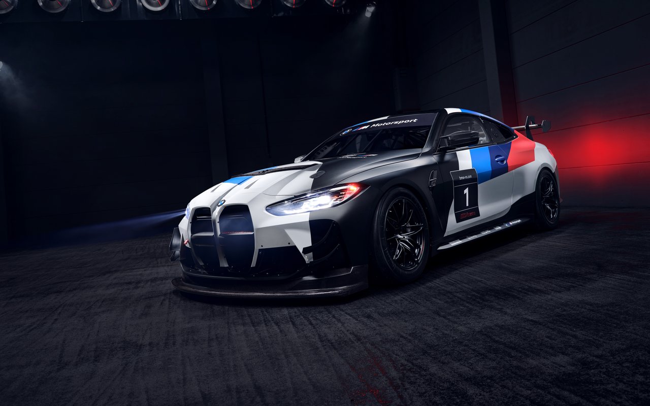Racing BMW M4 GT4 front view - WXGA_1280 wallpapers in 1280x800 resolution