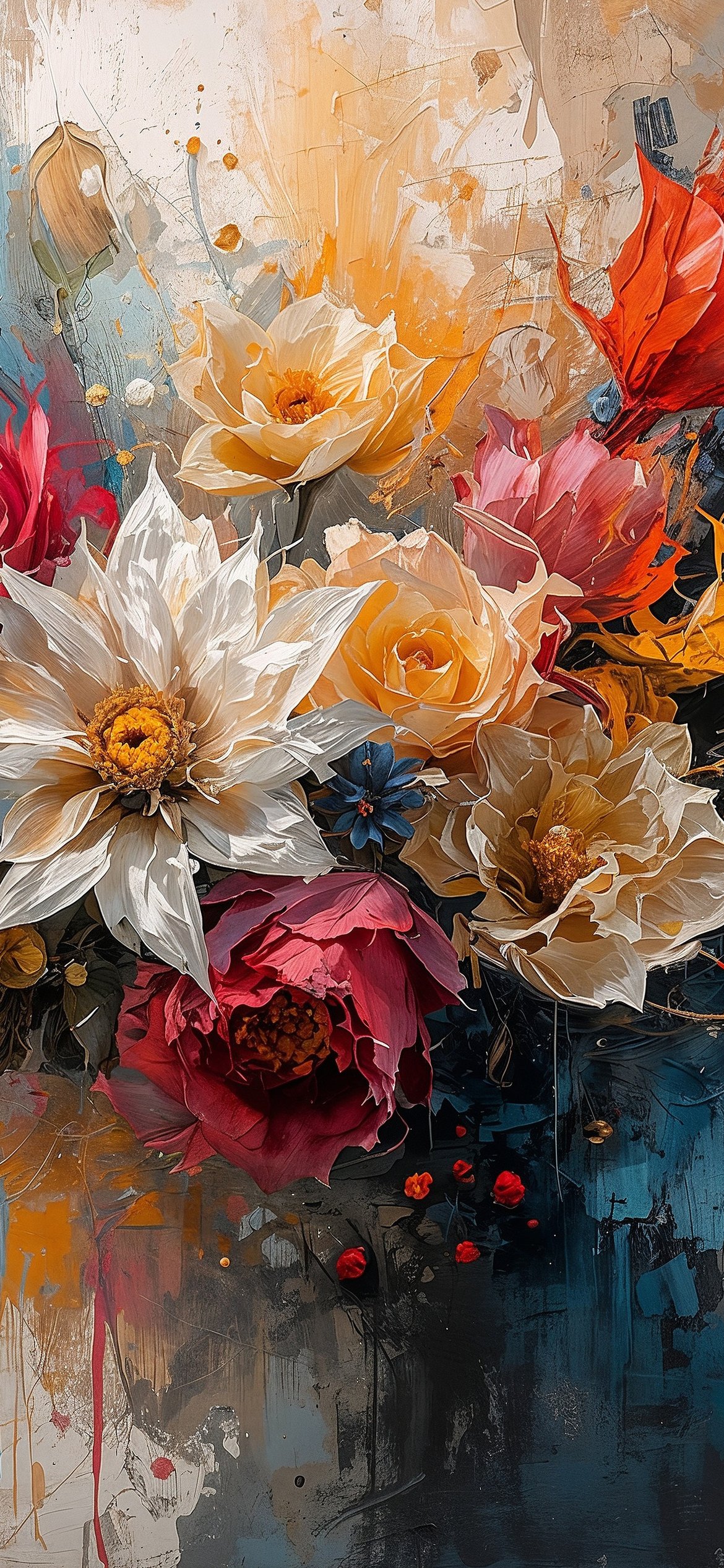 Still life with flowers - Wallpapers for iPhone 12 Pro/13 Pro/14 in 1170x2532 resolution