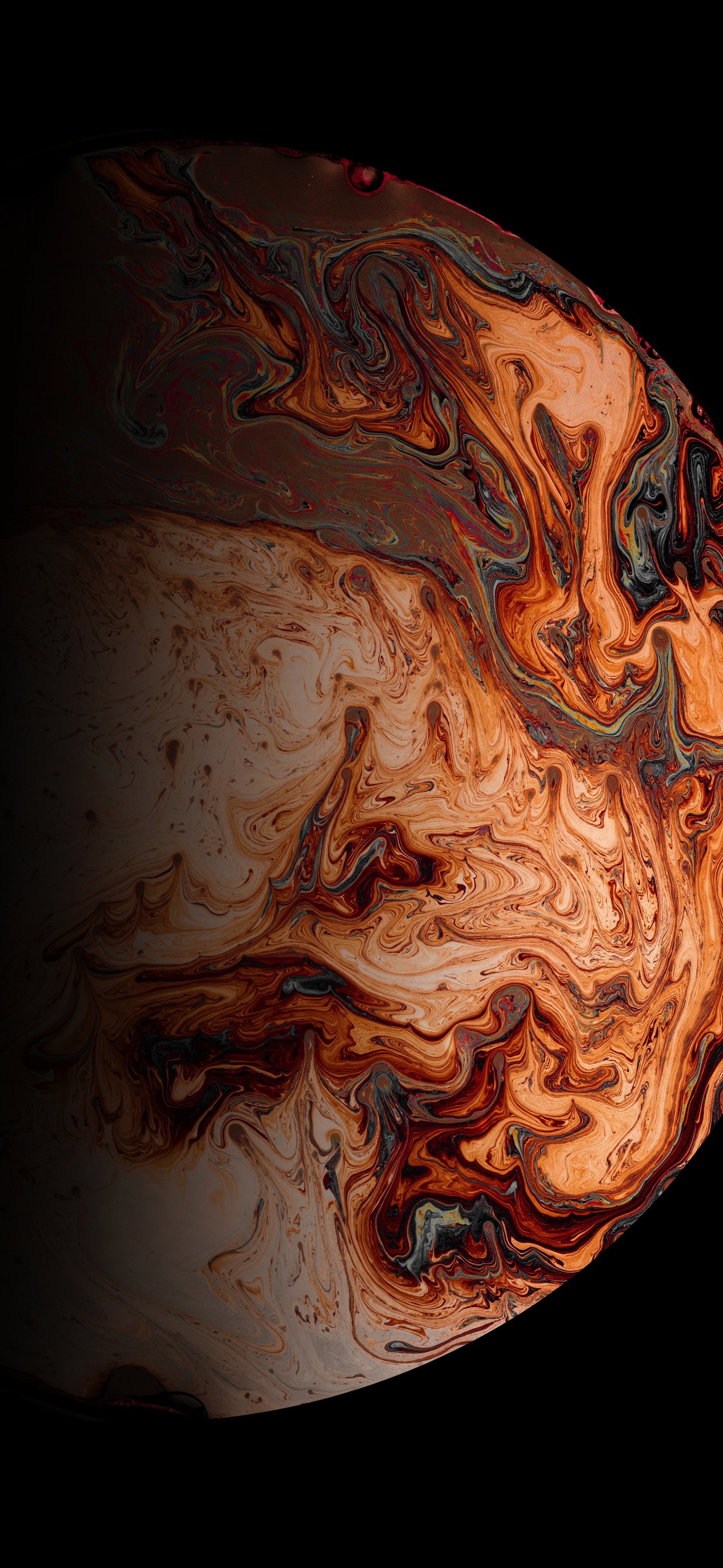 Planet with molten lava - Wallpapers for Samsung Galaxy S24/S24 Ultra/S25 Ultra/S25+/S26 Ultra in 1440x3120 resolution