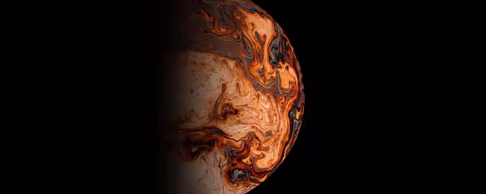 UltraWide 32:9 Pattern wallpapers (3840x1080): planet, orbit, lava, swirl