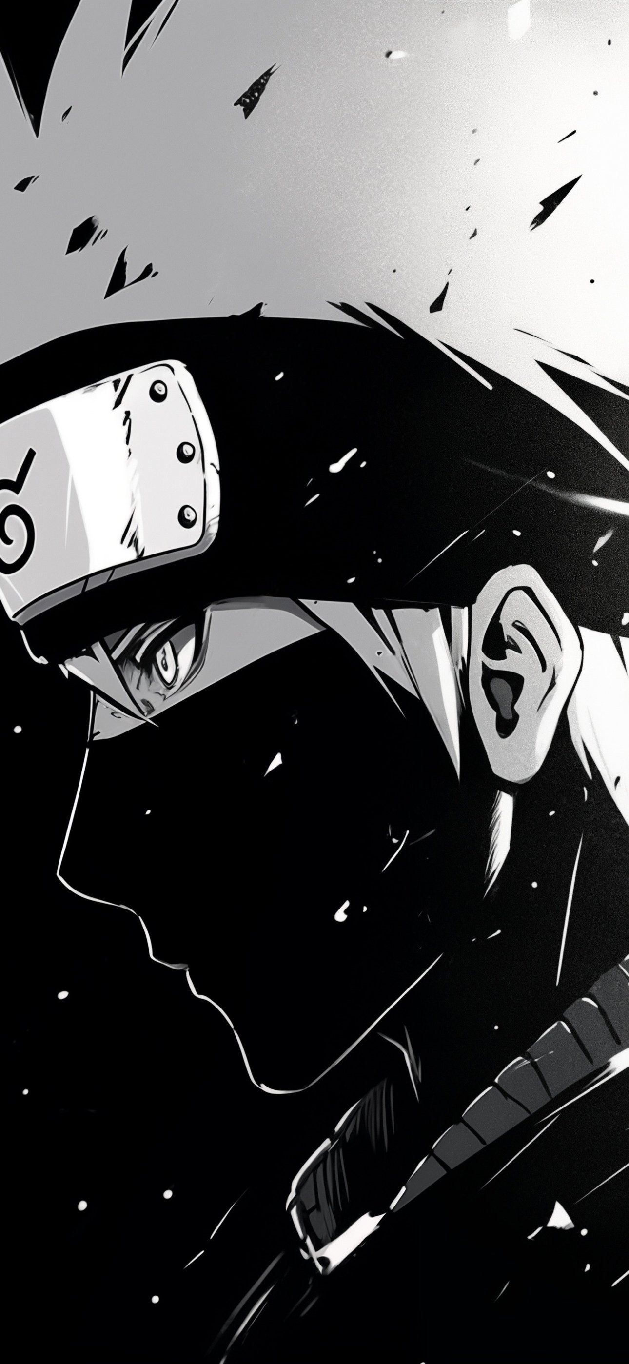 Kakashi Hatake with a blindfold - Wallpapers for iPhone 15 Pro Max/14 Pro Max in 1290x2796 resolution
