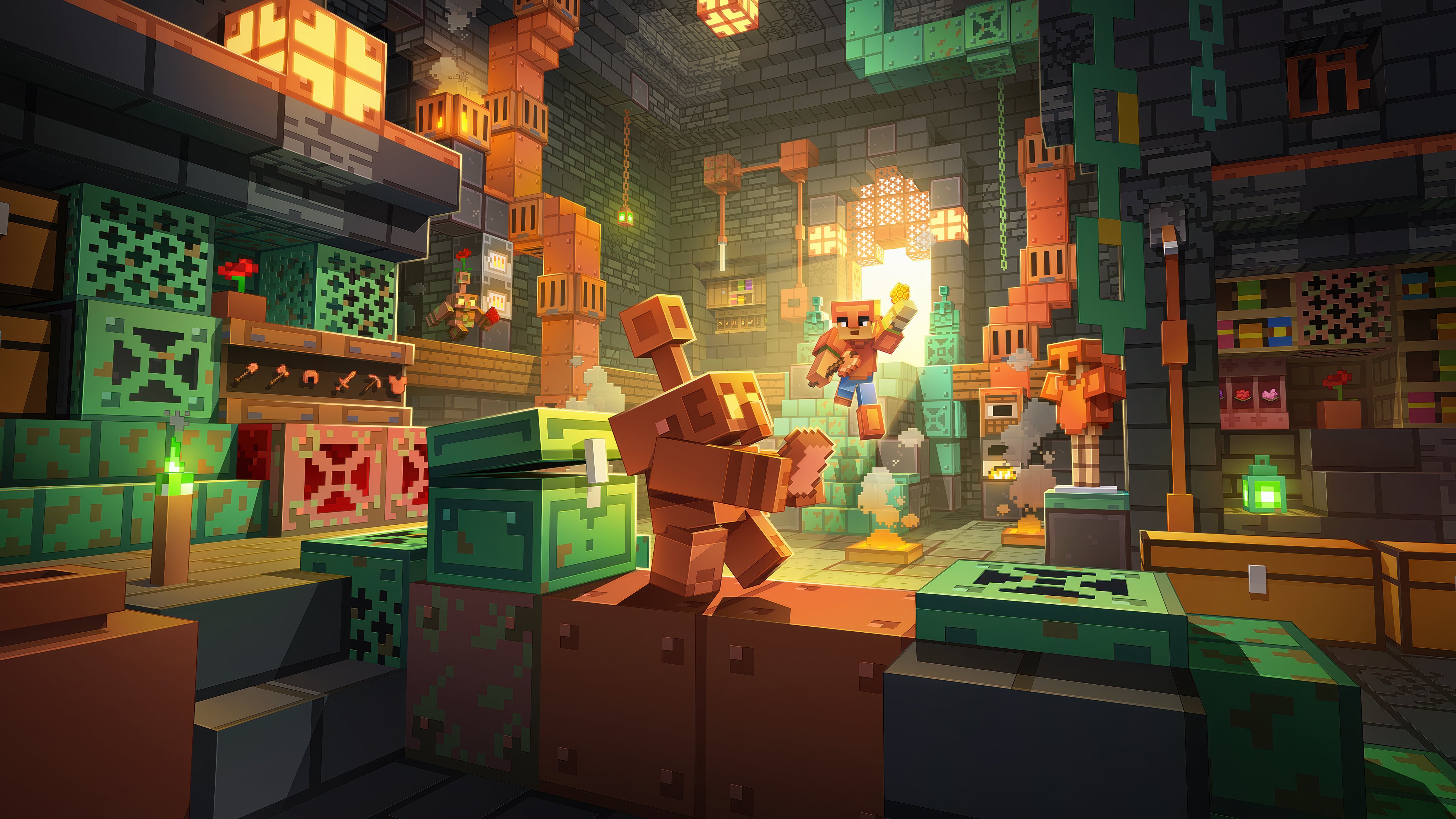 Minecraft - The Copper Age - Обои для Apple iMac 21.5″ в разрешении 4096x2304