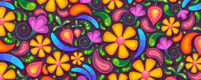 UltraWide 32:9 Pattern wallpapers (3840x1080): paisley, arrangement, pattern, flowers