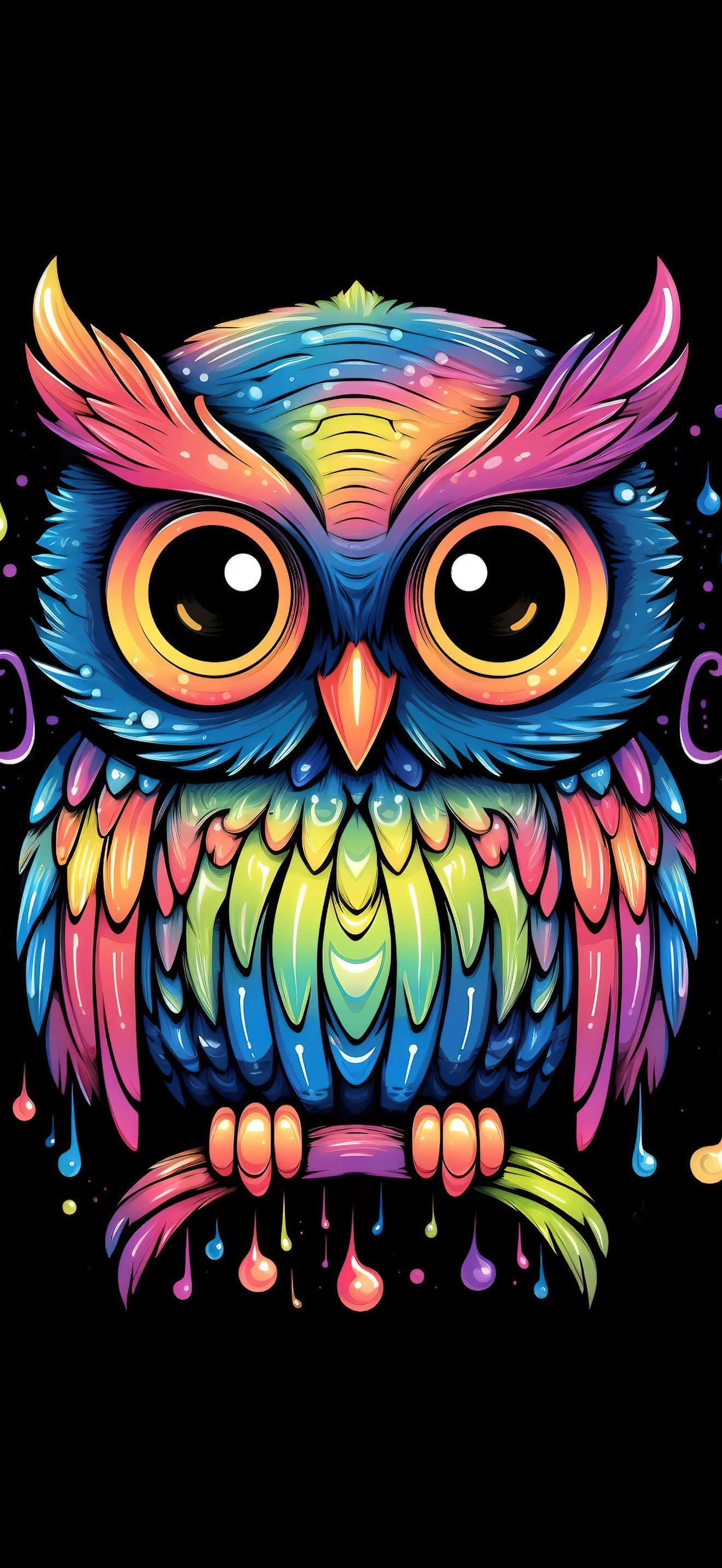 Minimalist owl - Wallpapers for iPhone 17 Pro Max/16 Pro Max in 1320x2868 resolution