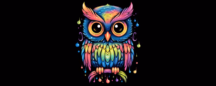 UltraWide 32:9 Pattern wallpapers (3840x1080): owl, minimalism, feathers, paint