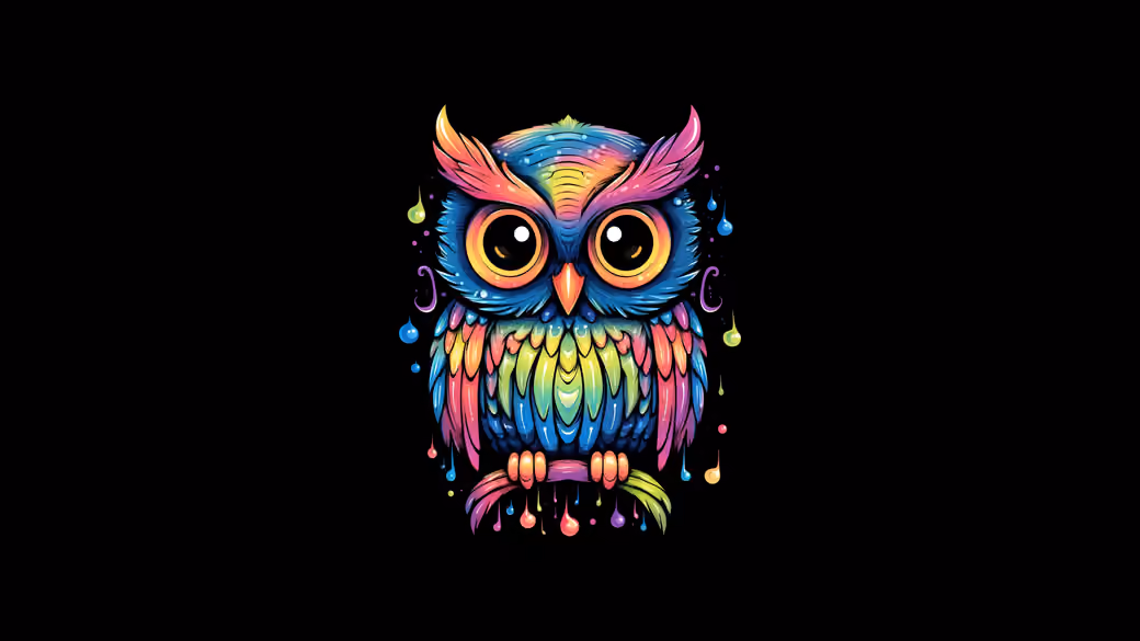 Minimalist owl - Microsoft Surface 12.4″ wallpapers in 1536x1024 resolution
