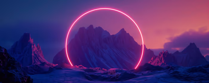 5K2K UltraWide 21:9 wallpapers (5120x2160): mountains, neon, circle, landscape