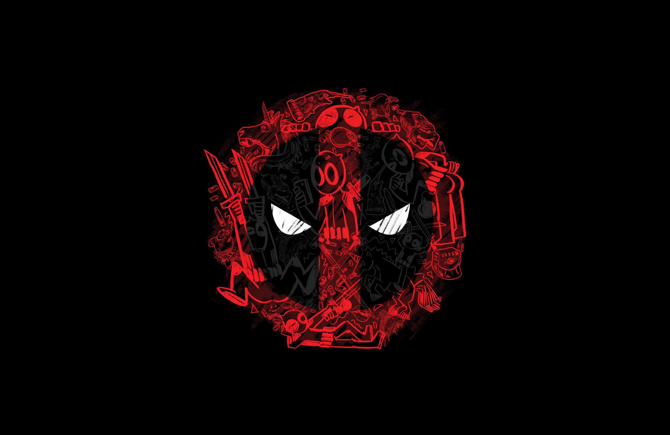 Graffiti Deadpool - Wallpapers for Apple MacBook Air 13 M2″ in 2560x1664 resolution