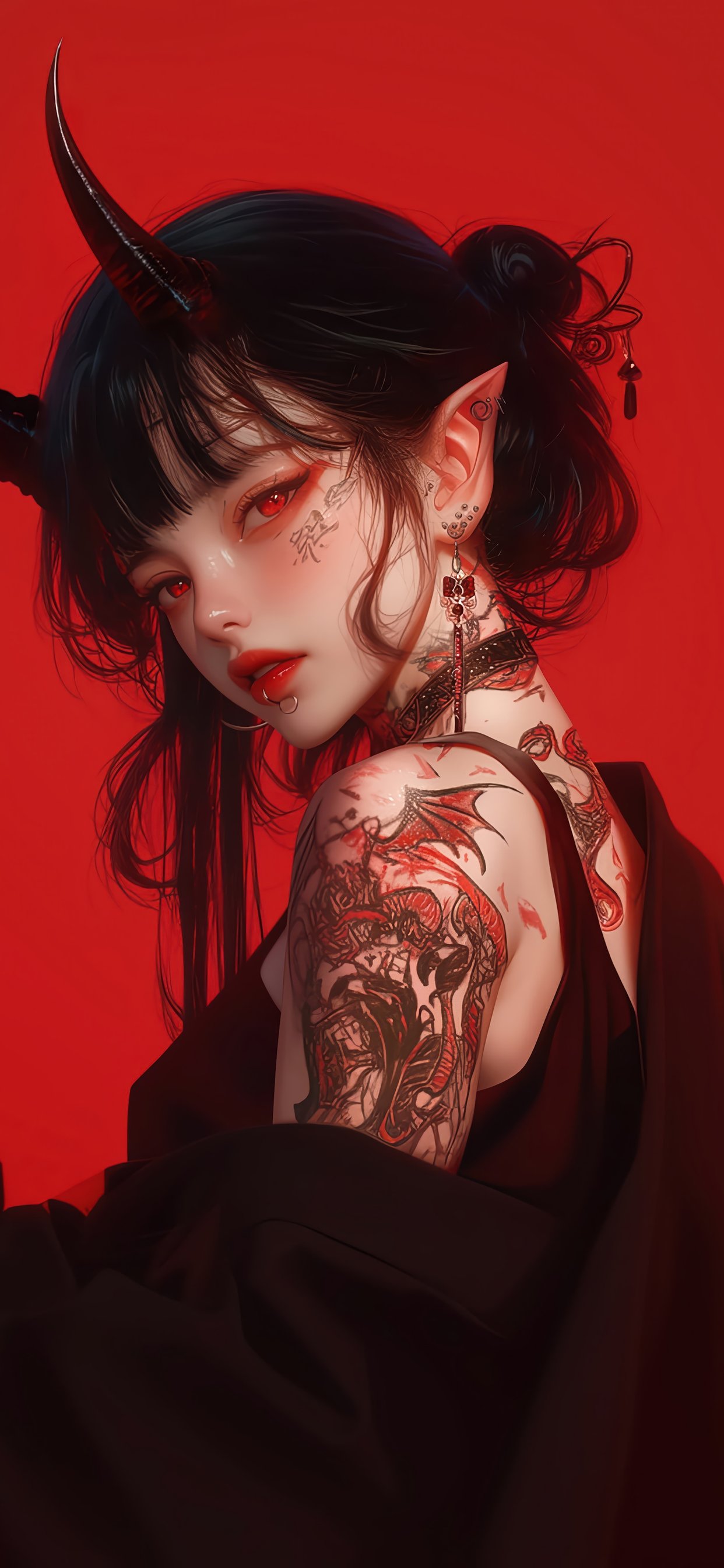 Elf ears and demon horns - Wallpapers for iPhone 11 Pro Max in 1242x2688 resolution