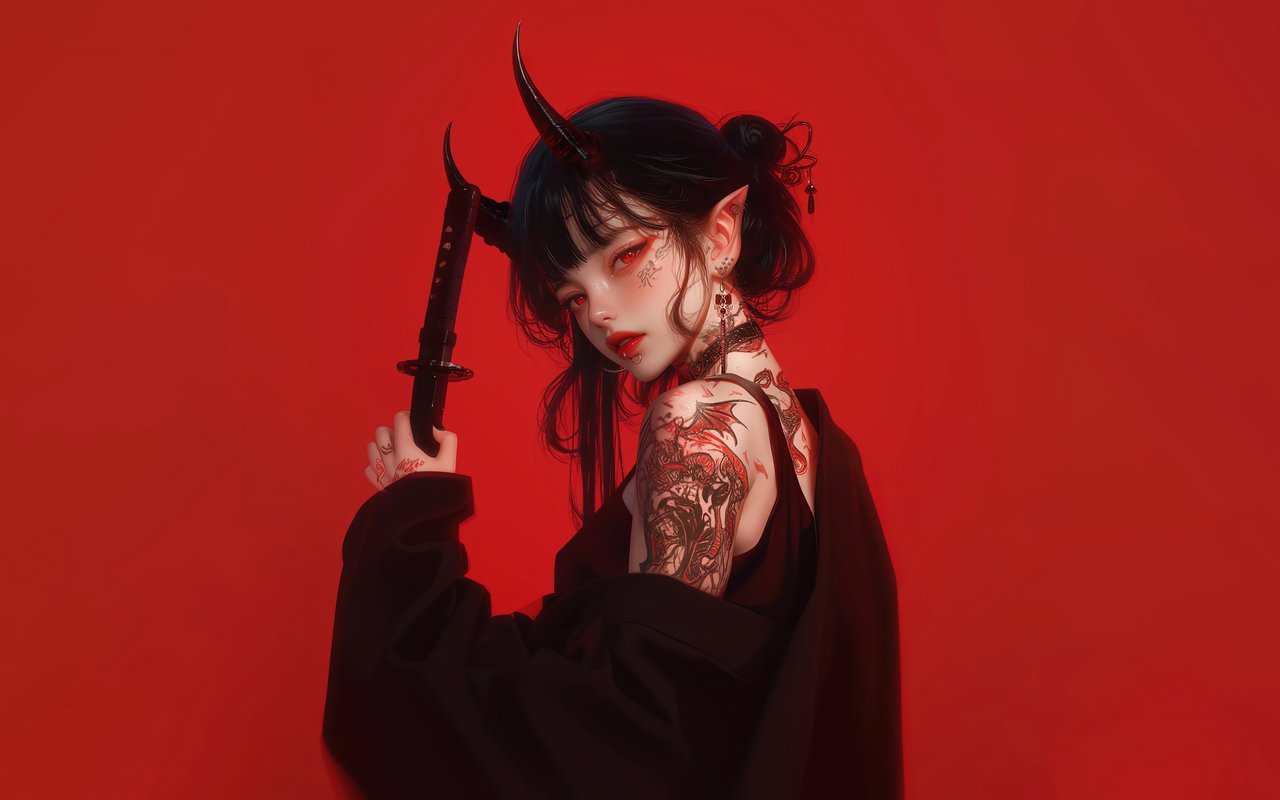 Elf ears and demon horns - WXGA_1280 wallpapers in 1280x800 resolution