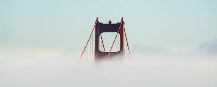 City wallpapers: Golden Gate Bridge, San Francisco, fog, bay
