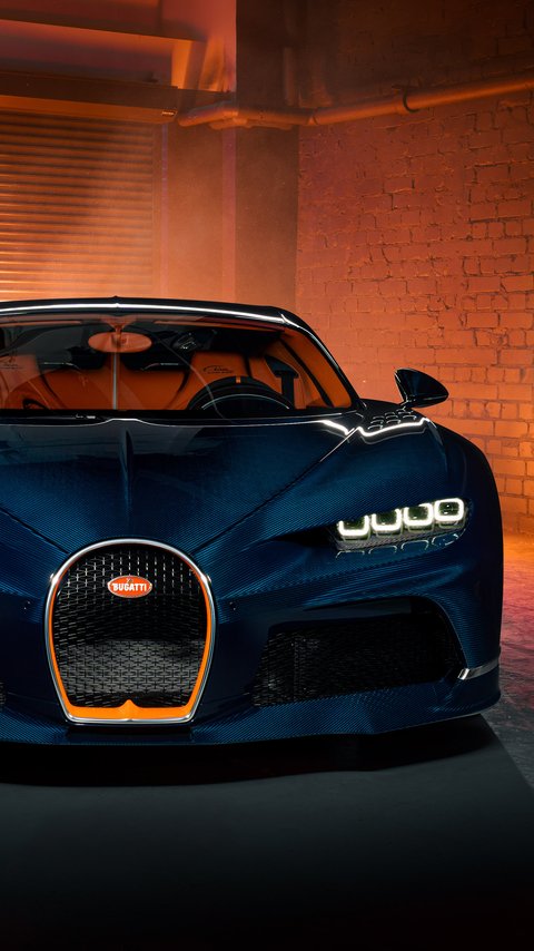 Bugatti Chiron Super Sport front view - Wallpapers for LG/ASUS in 480x854 resolution