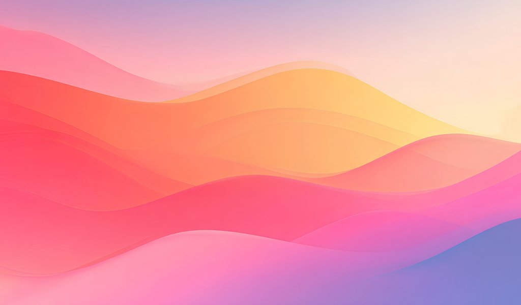 Pink waves - WSVGA wallpapers in 1024x600 resolution