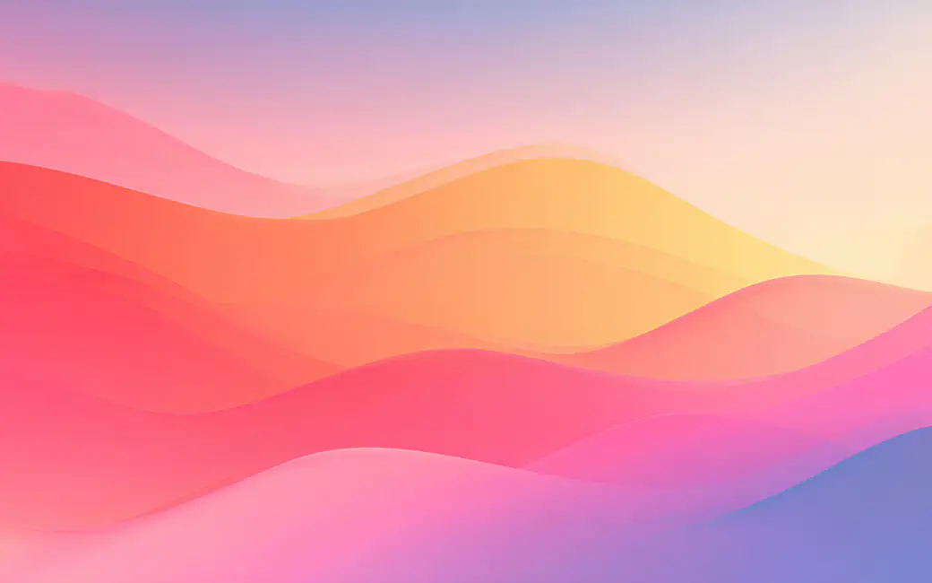 Pink waves — desktop and phone wallpaper, free download