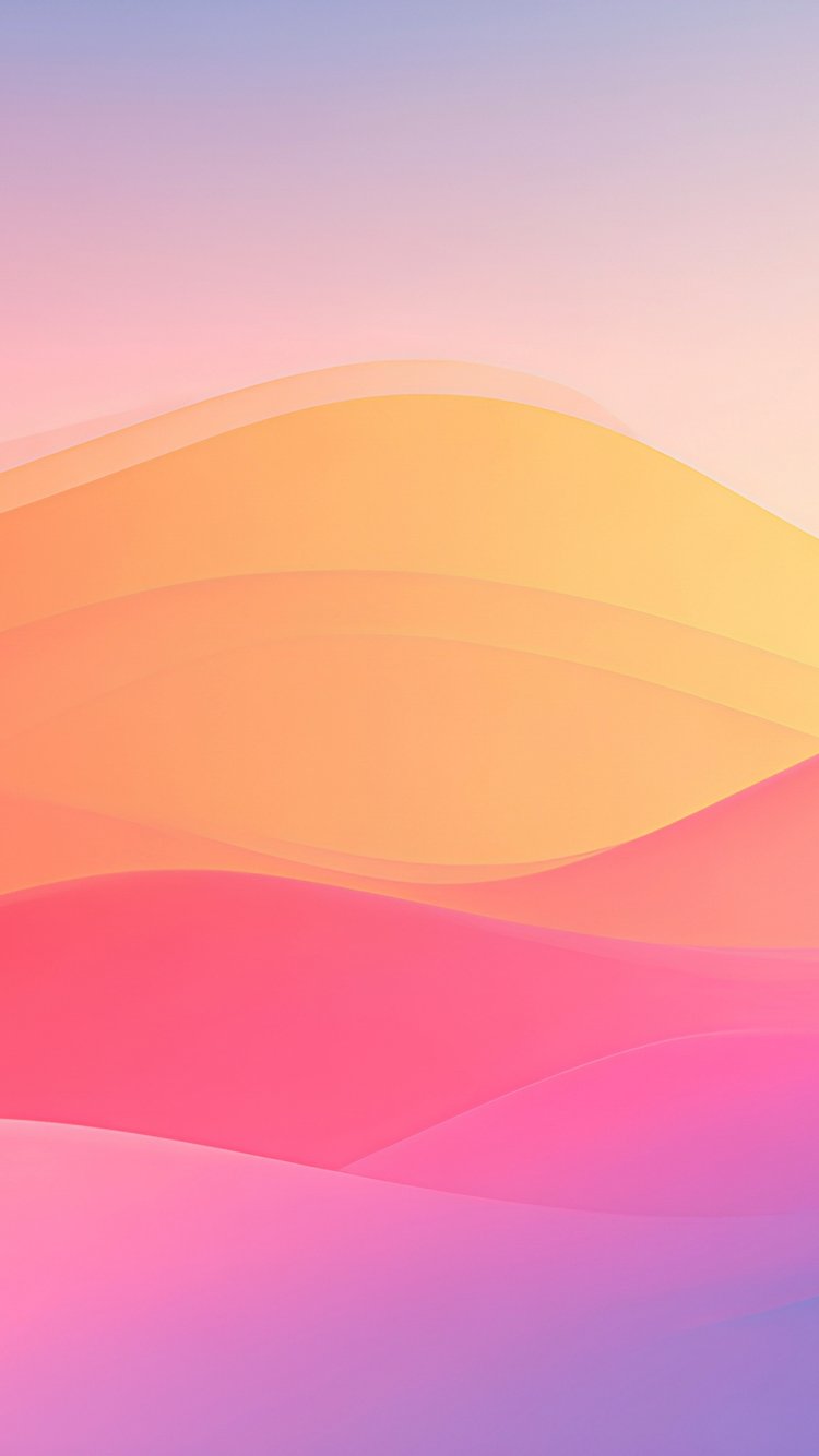 Pink waves - Wallpapers for iPhone 6/6S/7/8/SE2/SE3 in 750x1334 resolution