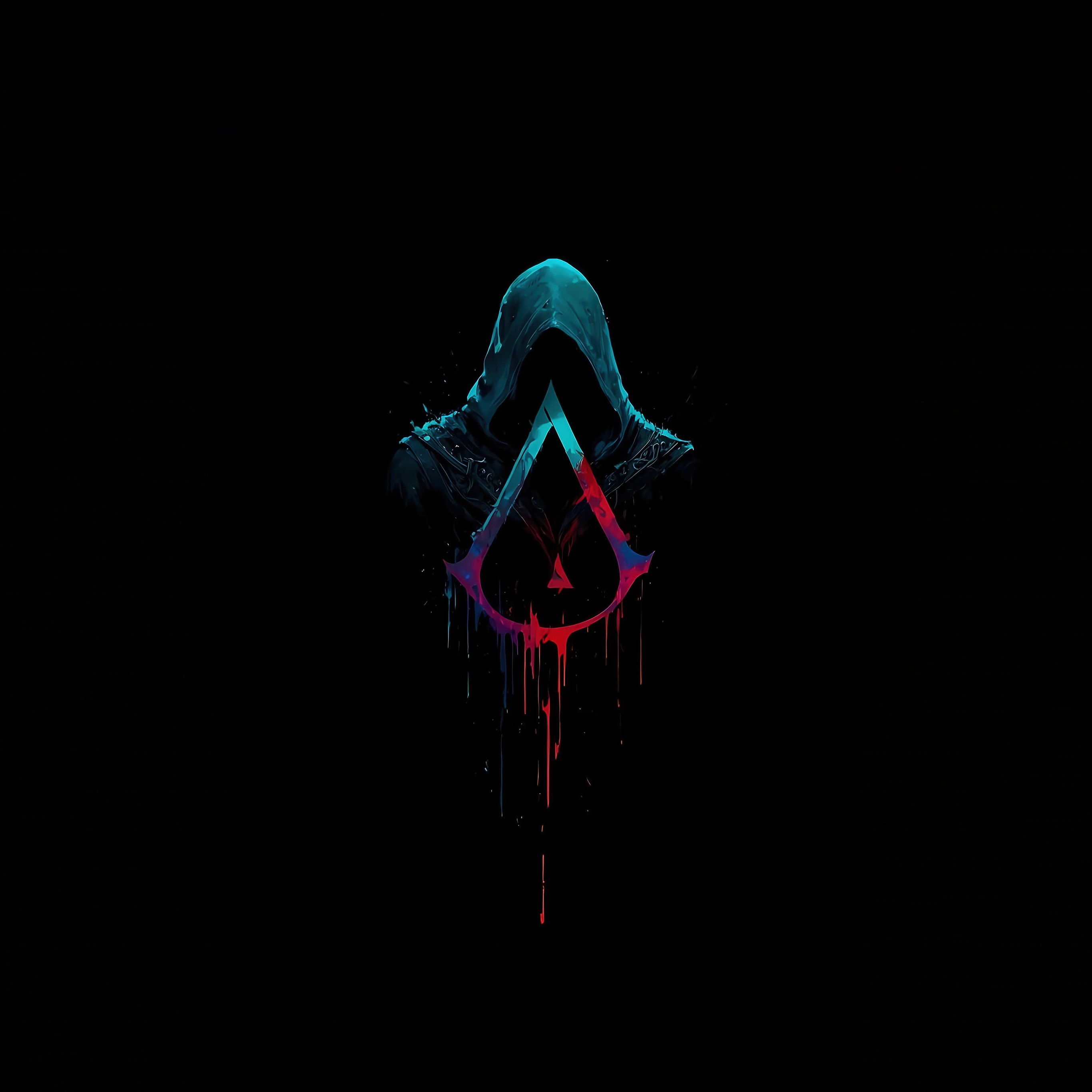 The Assassins Creed logo - Wallpapers for iPad Pro 12.9″ in 2732x2732 resolution