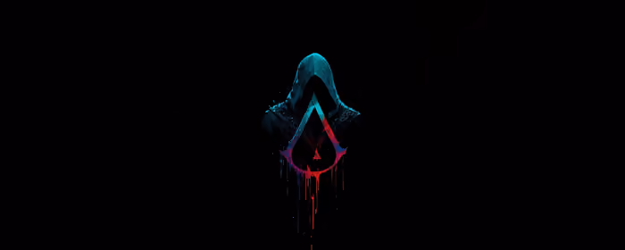 UltraWide 32:9 обои (5120x1440): Assassin's Creed, символ, логотип, загадка