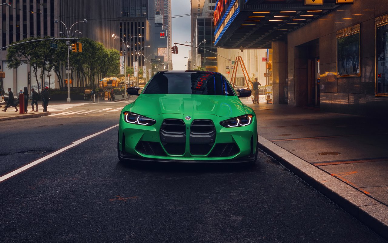 Green BMW M4 G82 - WXGA_1280 wallpapers in 1280x800 resolution
