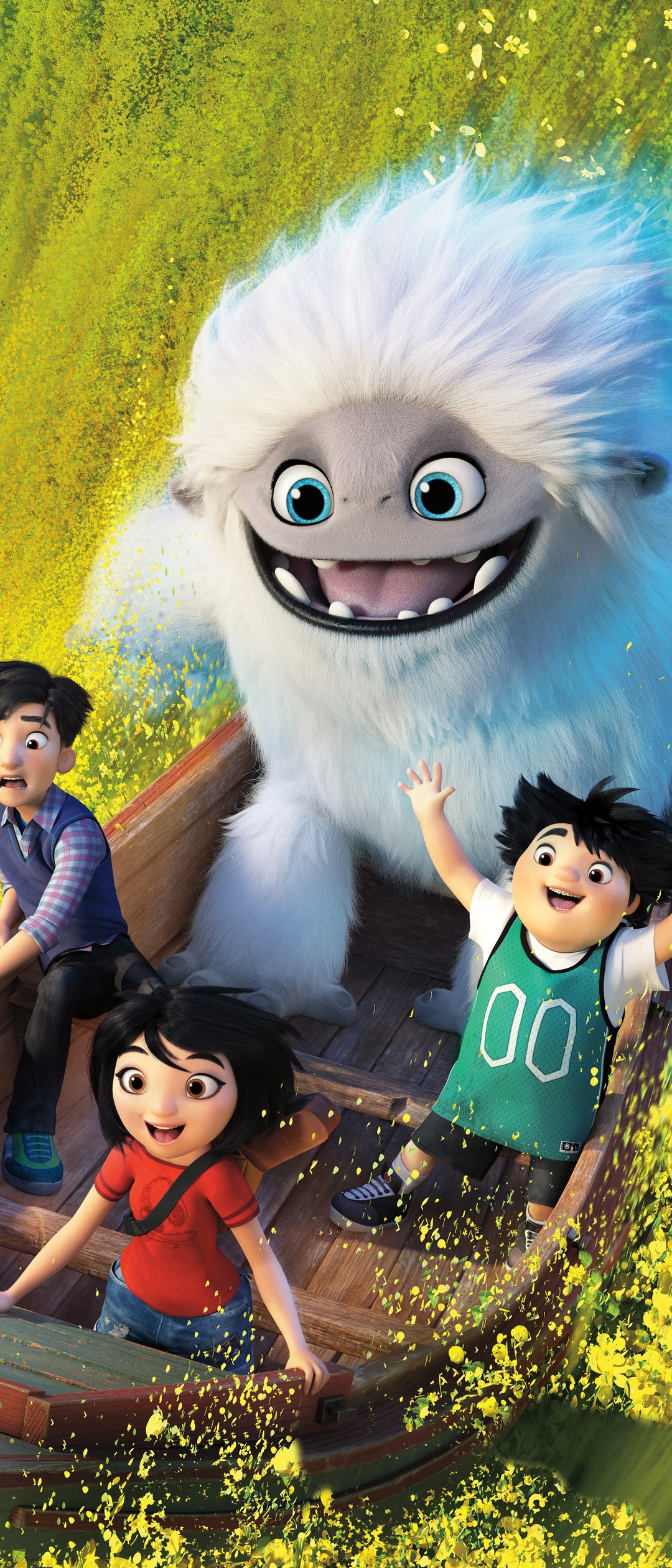 Abominable Characters in the Boat - Wallpapers for Samsung Galaxy Z Flip7, Sony Xperia 5 II/5 III/5 V/10 IV/10 V, Xiaomi Mix Fold 3 in 1080x2520 resolution