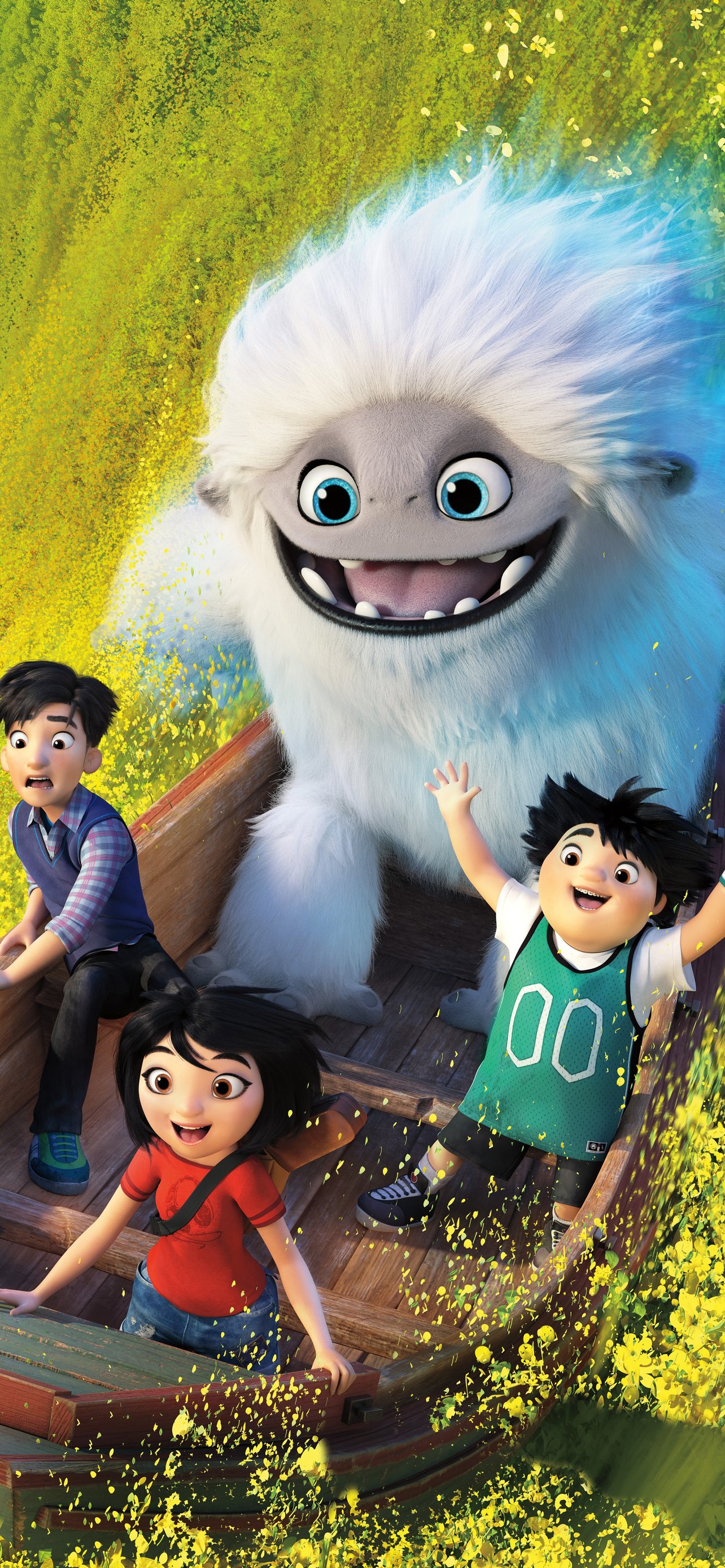 Abominable Characters in the Boat - Wallpapers for iPhone 13 Pro Max/12 Pro Max/14 Plus in 1284x2778 resolution