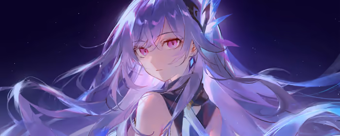 UltraWide 32:9 wallpapers (3840x1080): Skirk, Genshin Impact, purple hair, pink eyes