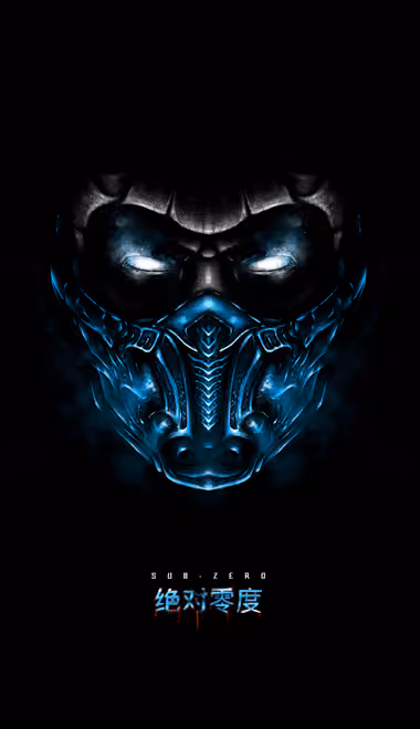 Games wallpapers: Mortal Kombat, Sub-Zero, warrior, cold