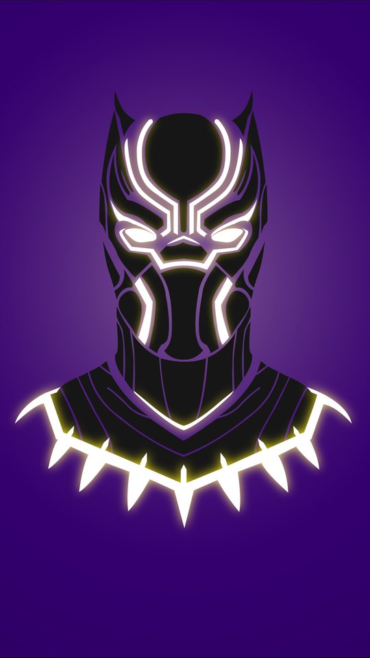 Черной Пантеры Marvel - Обои для Samsung, HTC, Sony в разрешении 540x960