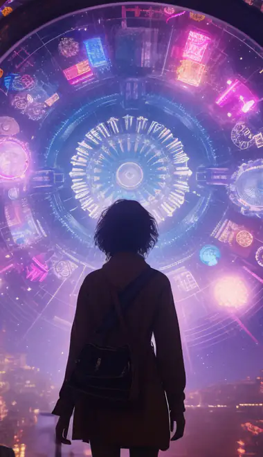 Wallpapers for Xiaomi 17/17 Pro (1220x2608): portal, futurism, light, girls