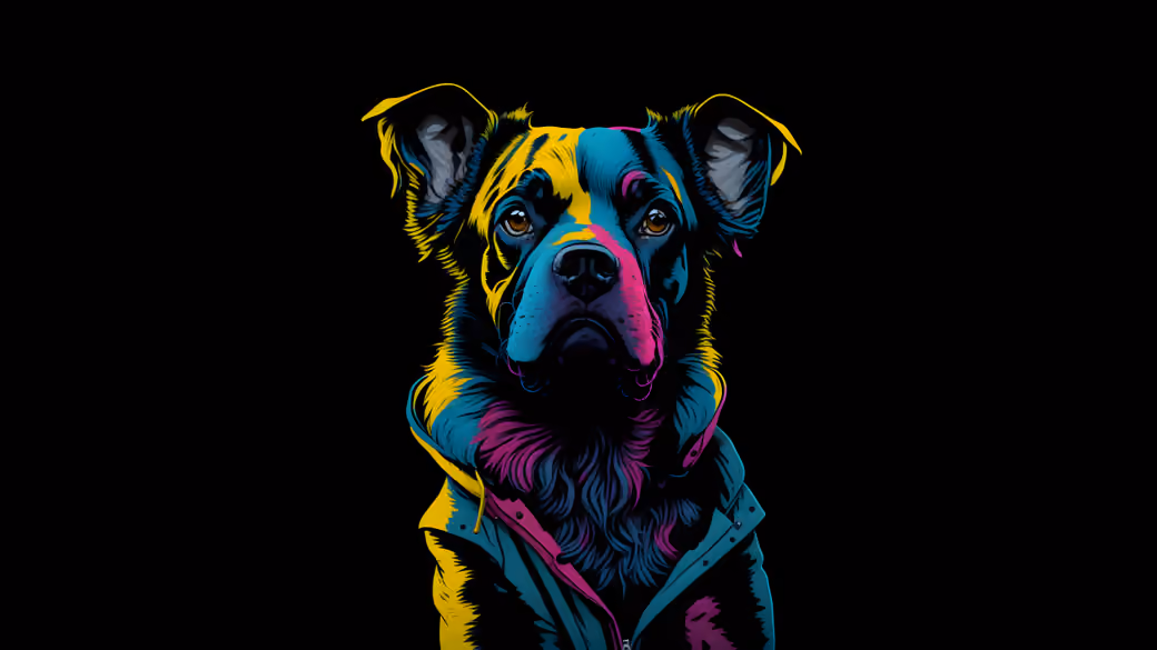 Собака в куртке - Обои для Samsung, Honor, Sony в разрешении 1080x1920