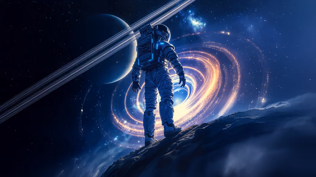 Astronaut on a meteorite - 4K PC Wallpapers in 3840x2160 resolution