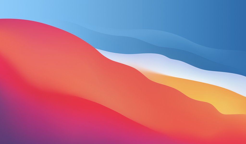 Multi-colored vector waves - WSVGA wallpapers in 1024x600 resolution