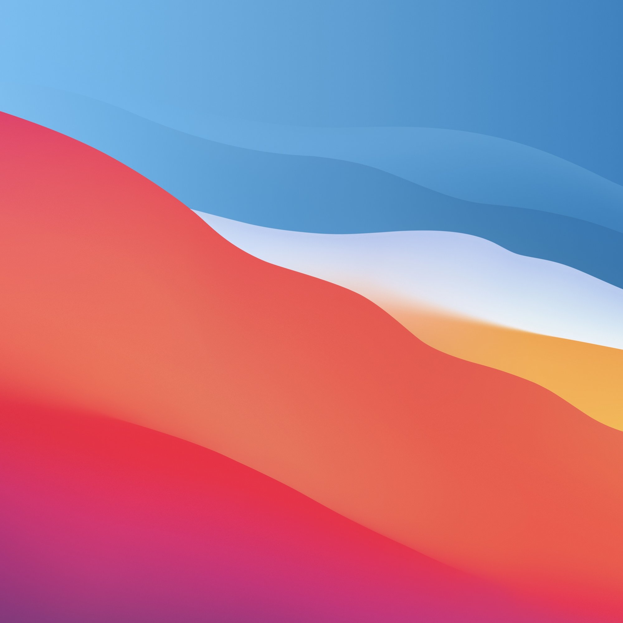 Multi-colored vector waves - Wallpapers for Samsung/Xiaomi in 2000x2000 resolution