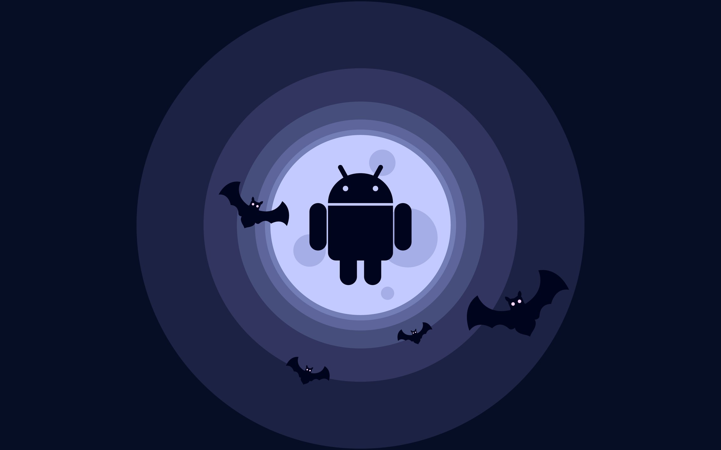 Android logo with bats - Wallpapers for Apple MacBook 12″ in 2304x1440 resolution