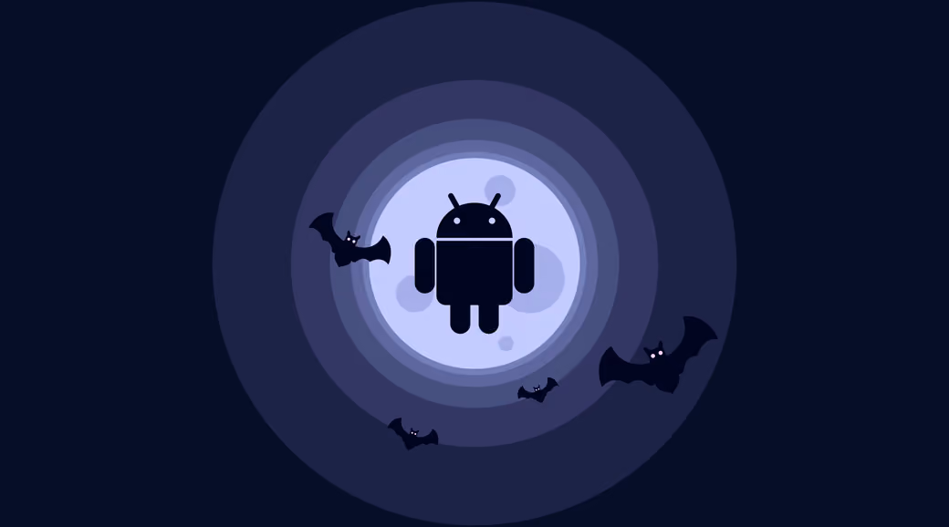 Логотип Android с летучими мышами - Обои для Apple iPad 1 в разрешении 1024x1024