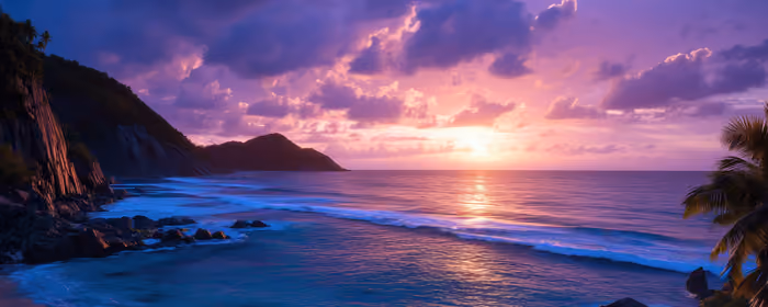 Nature wallpapers: sunset, ocean, tropics, beach