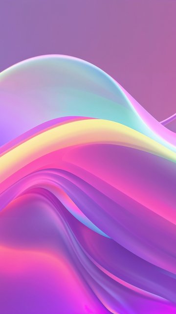 Soft glamorous waves - Wallpapers for Nokia, Samsung in 360x640 resolution