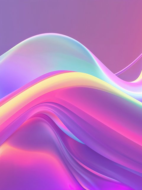 Soft glamorous waves - Wallpapers for HTC/BlackBerry in 480x640 resolution