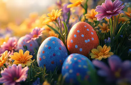Celebrations wallpapers: easter egg, flowers, spring, egg