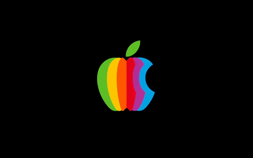 Apple Multicolor Logo — desktop and phone wallpaper, free download