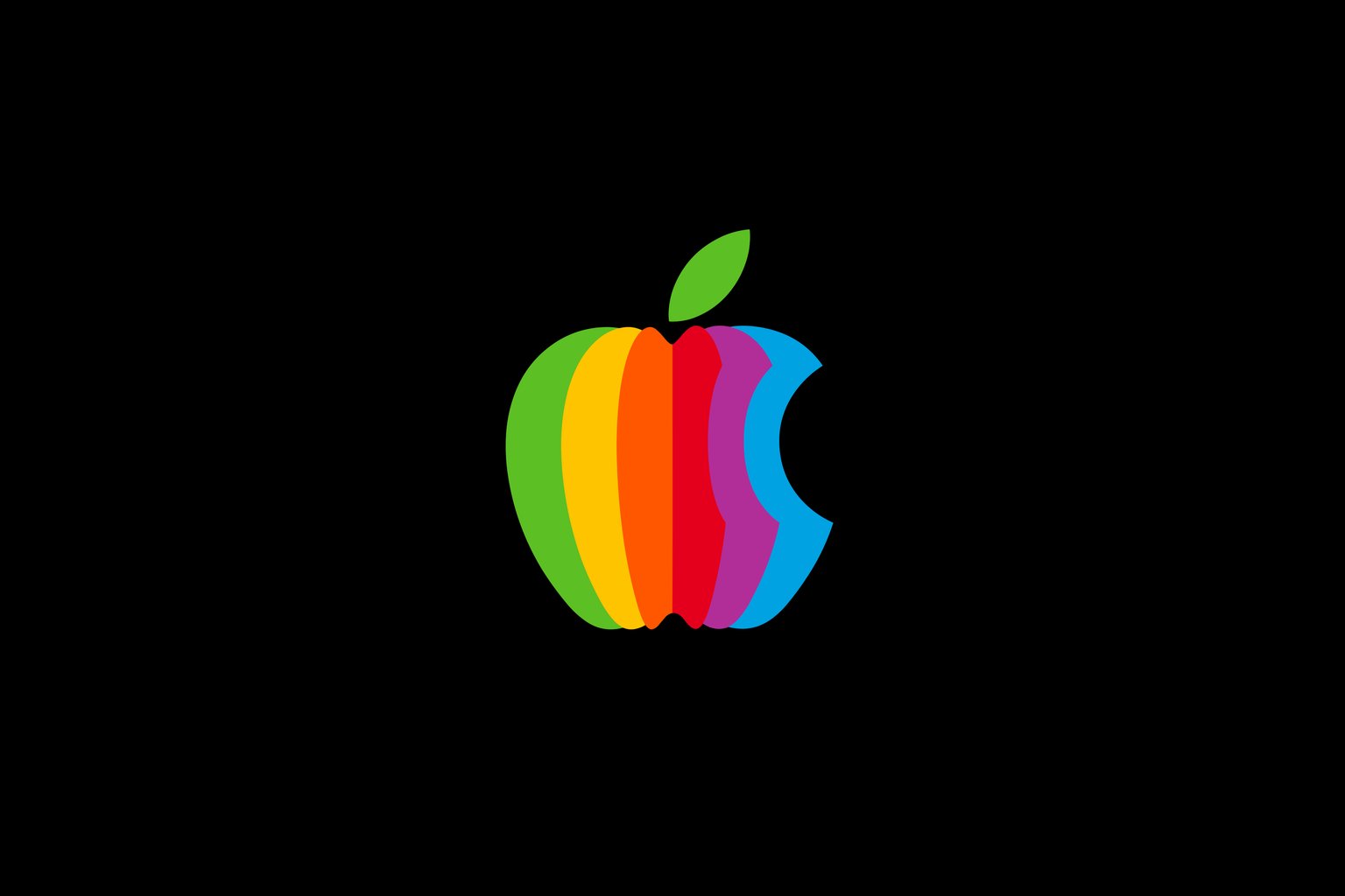 Apple Multicolor Logo - Microsoft Surface 12.4″ wallpapers in 1536x1024 resolution