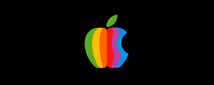 UltraWide 21:9 wallpapers (3440x1440): Apple Inc, logo, rainbow, symbol
