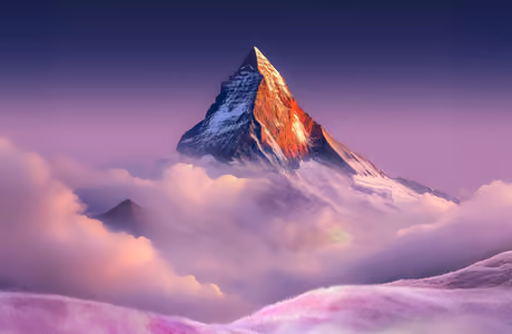 Nature wallpapers: mountains, clouds, sunset, sky