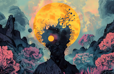 Fantasy wallpapers: surrealism, sun, imagination, trees