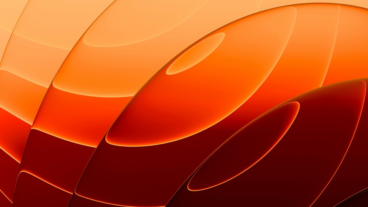 Orange layers - HDV 720p wallpapers in 1280x720 resolution