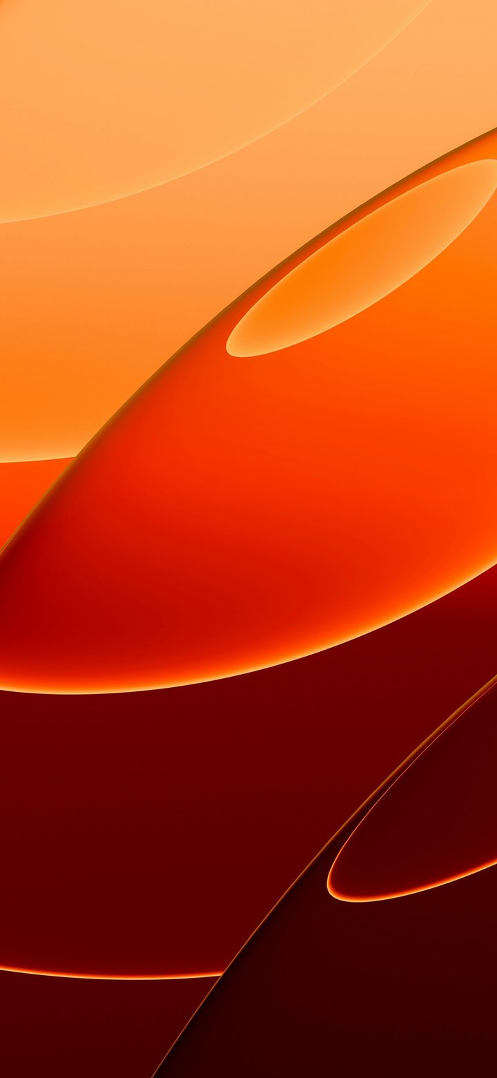 Orange layers - Wallpapers for Samsung Galaxy A11/A20e/A20/M11, Xiaomi Redmi 9A/9C, POCO C40 in 720x1560 resolution