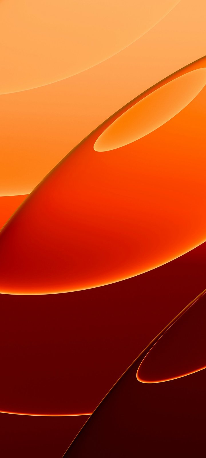 Orange layers - Wallpapers for Xiaomi Redmi 10C/C40/C51, Samsung Galaxy A12/A02s/A03/M12 in 720x1600 resolution