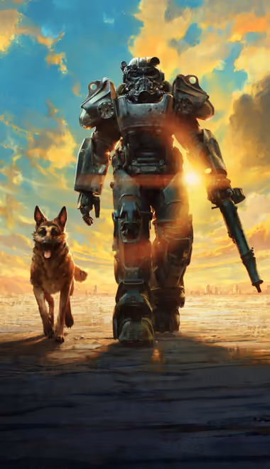 Обои автомат для iPhone 5/5S/5C/SE (640x1136): Fallout 4, собака, постапокалипсис, заброшенный мир