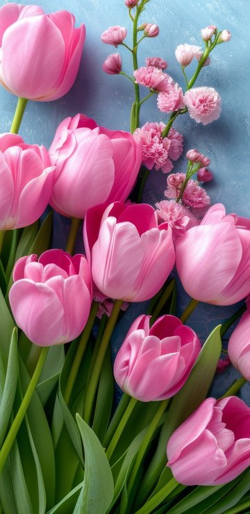 Pink tulips - Wallpapers for Samsung in 360x740 resolution